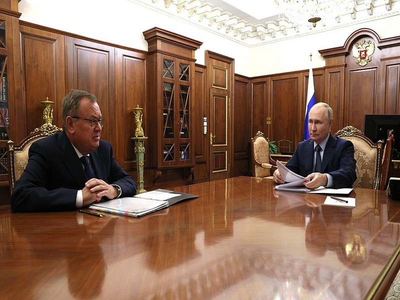 Встреча с главой ВТБ Андреем Костиным.