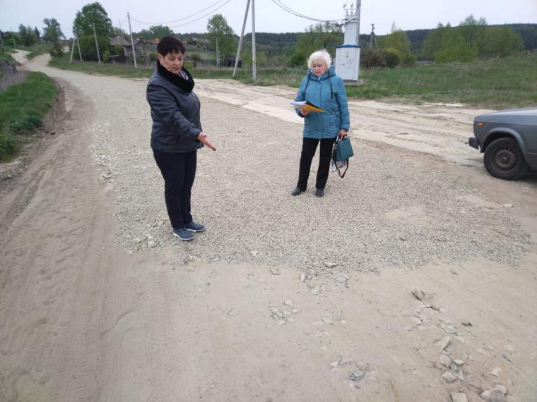 Общественники приняли участие в приёмке отремонтированной дороги в селе Старый Пичеур и в селе Старое Чирково.
