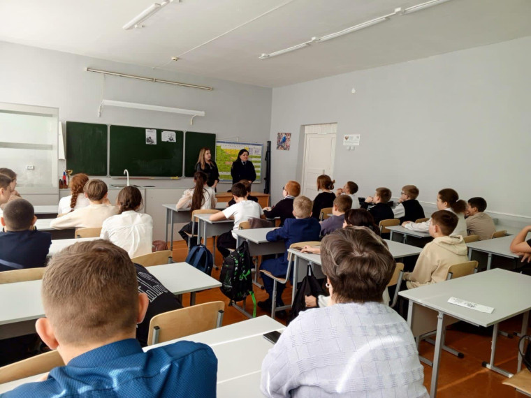В Павловской ОШ №2 провели профилактическую беседу с учащимися.